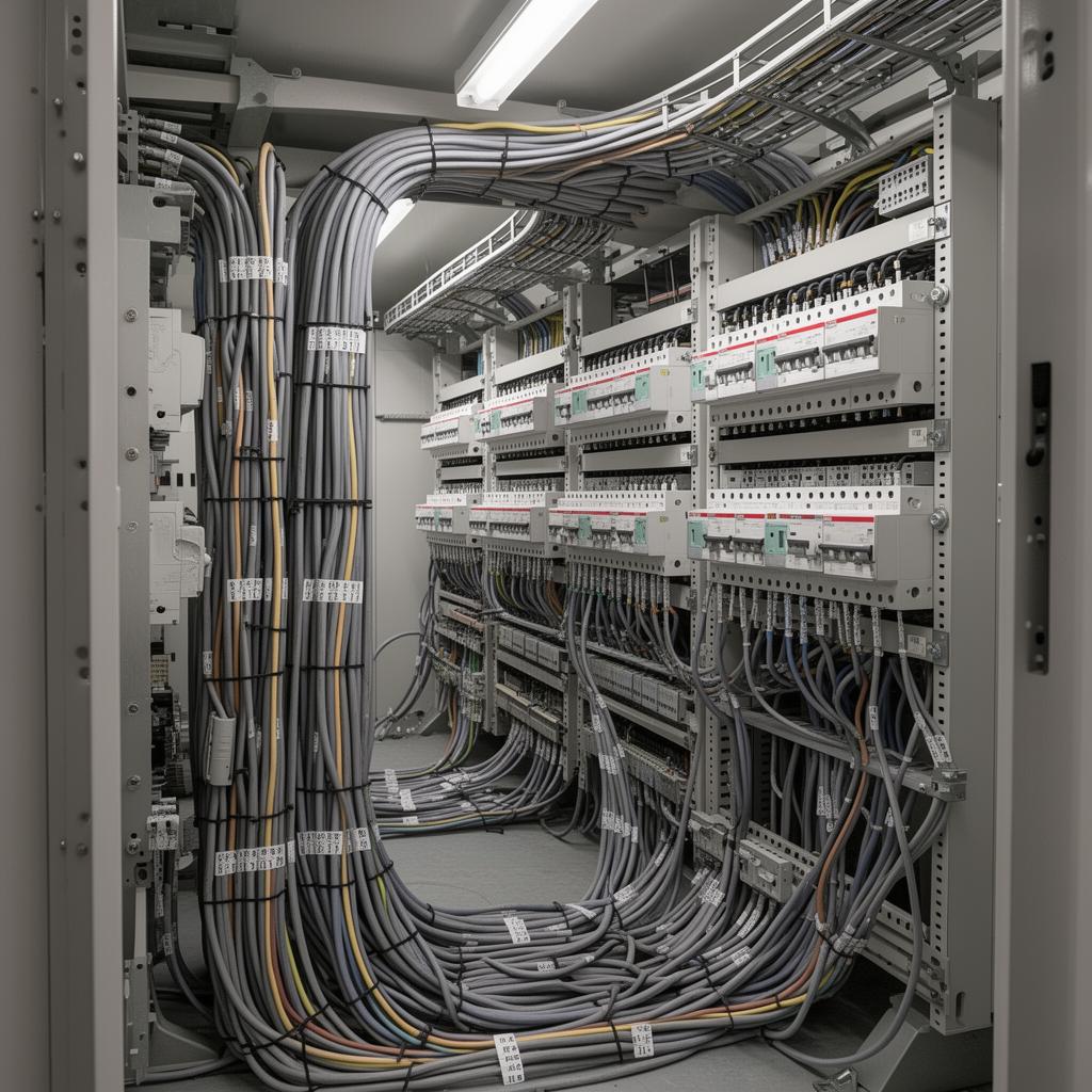 Electrical substation interior